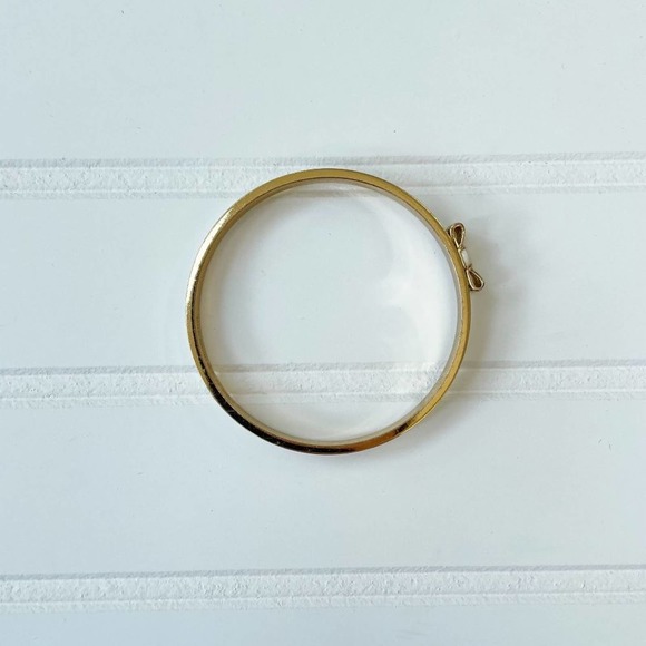 kate spade Cream and Gold Bow Bracelet - Picture 4 of 5